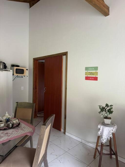 Cabana Recanto Do Arruda Para Casal Em Aguas Mornas Bagian luar foto